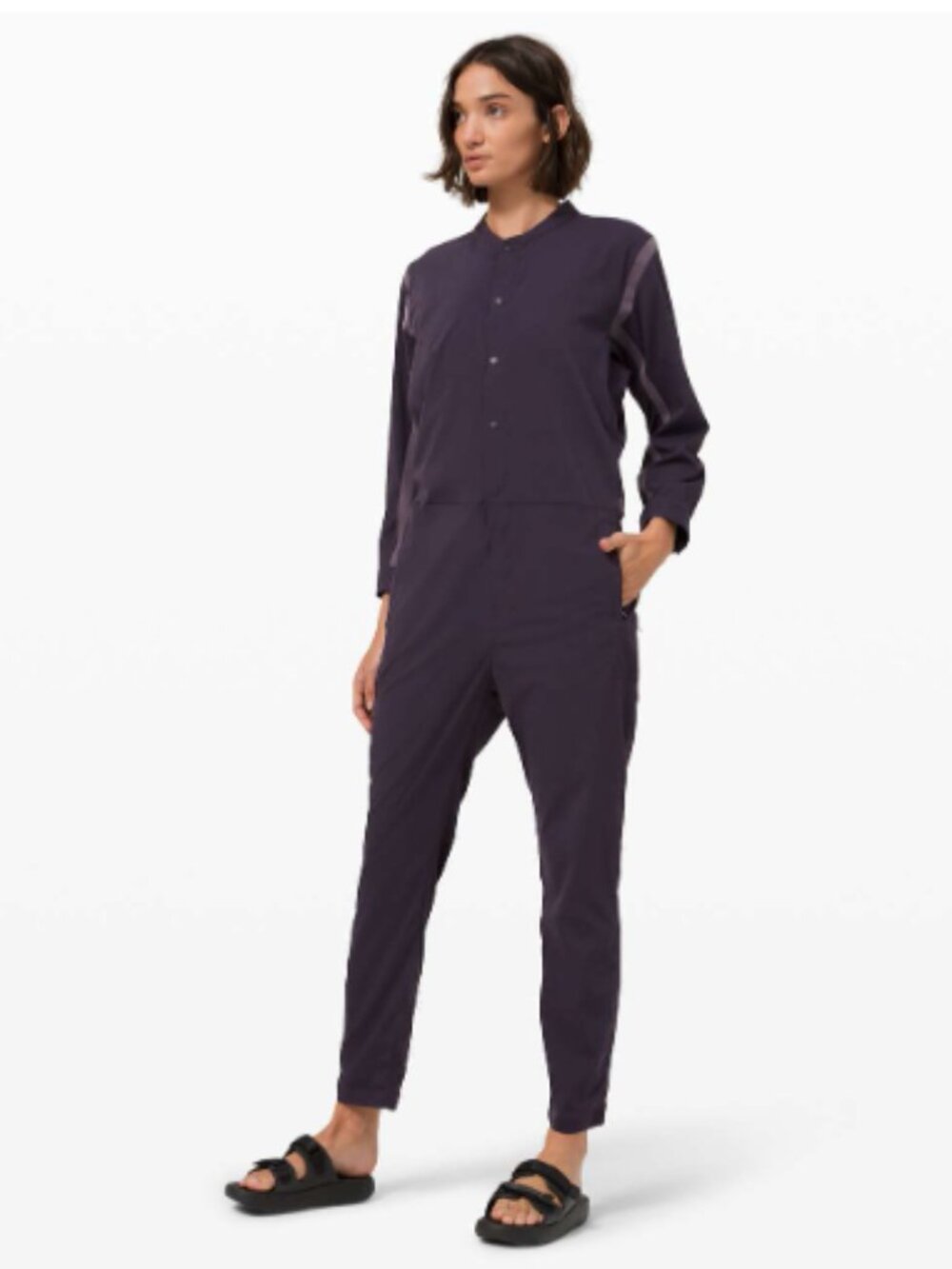Lululemon x Robert Geller Take The Moment Jumpsuit Deep Phantom Purple XS